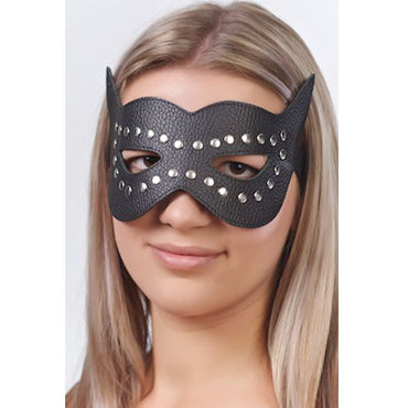 Sitabella маска, черная, Кожаная, с велюровой подкладкой