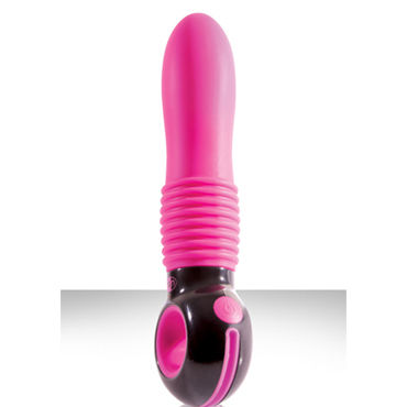 NS Novelties Envie Smooth, розовый - Вибромассажер с ребристым основанием - купить в секс шопе