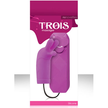 NS Novelties Trois, фиолетовый, Стильный клиторальный вибратор