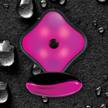 NS Novelties Glace Cuties, розовый - Виброяйцо со светящимся пультом - купить в секс шопе