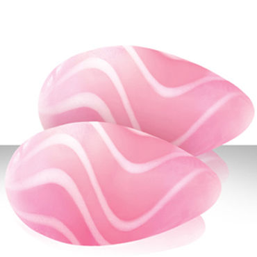 NS Novelties Crystal Kegel Eggs, розовый - Вагинальные шарики из стекла - купить в секс шопе