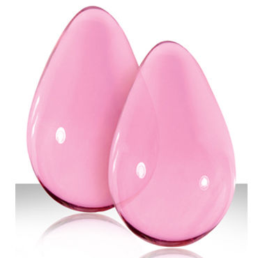NS Novelties Crystal Kegel Eggs, розовый - фото, отзывы