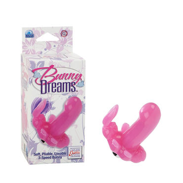 California Exotic Bunny Dreams, розовый, Стимулятор клитора и точки G