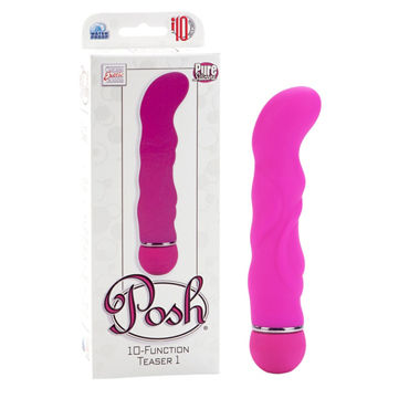 California Exotic Posh Petite Teaser 1, 14 см, розовый, Вибростимулятор с воздействием на точку G
