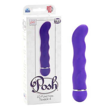 California Exotic Posh Petite Teaser 4, 14,5 см, фиолетовый, Вибростимулятор с воздействием на точку G