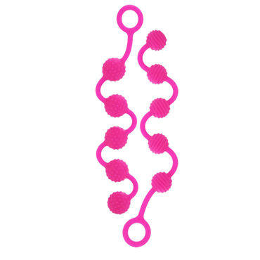 California Exotic Posh Silicone “O” Beads, розовый - фото, отзывы