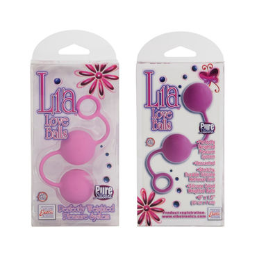 California Exotic Lia Love Balls, розовые - Вагинальные шарики - купить в секс шопе
