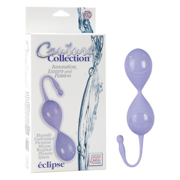 California Exotic Couture Collection Eclipses, фиолетовые, Вагинальные шарики оригинальной формы