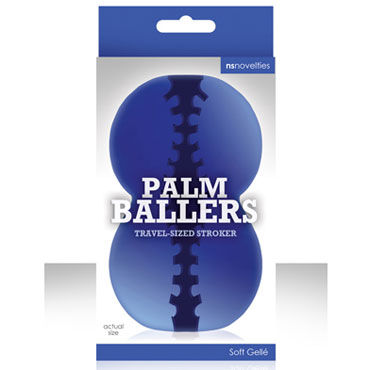 NS Novelties Palm Ballers, синий, Супер мягкий мастурбатор