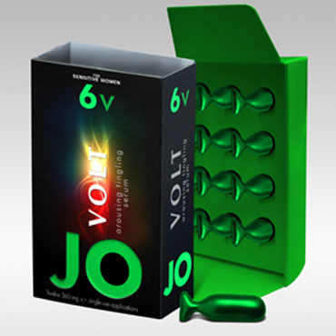 JO Volt 6V, 12х4,32мг, Возбуждающая сыворотка для женщин с мягким воздействием