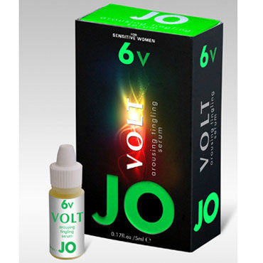 JO Volt 6V, 5мл, Возбуждающая сыворотка для женщин с мягким воздействием
