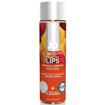 JO H2O Peachy Lips, 120 мл, Лубрикант на водной основе с ароматом персика
