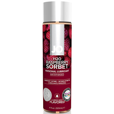 JO H2O Raspberry Sorbet, 120 мл, Лубрикант на водной основе с ароматом малины