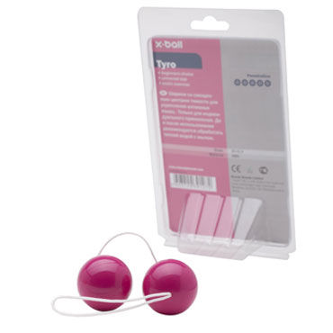 X-Toy Tyro, розовые - Вагинальные шарики - купить в секс шопе