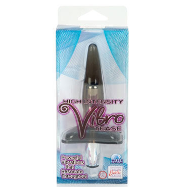 California Exotic High Intensity Vibro Tease, черный - Анальный вибростимулятор - купить в секс шопе