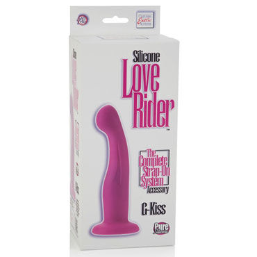 California Exotic Love Rider G-Kiss Probes, розовый - Страпон к трусикам - купить в секс шопе