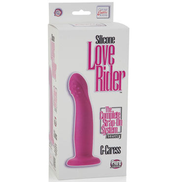 California Exotic Love Rider G-Caress Probes, розовый - Страпон к трусикам - купить в секс шопе