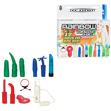 Doc Johnson Rainbow Orgy Kit, Набор секс-игрушек