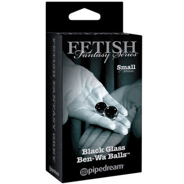 Pipedream Small Black Glass Ben-Wa Balls, Вагинальные шарики из стекла