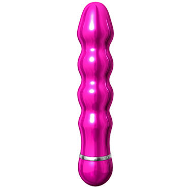 Pipedream Pure Aluminium Pink Medium - Эксклюзивный вибратор среднего размера - купить в секс шопе