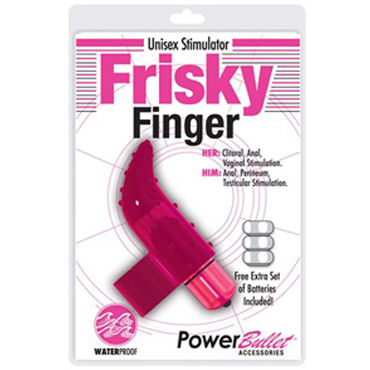 BMS Factory Frisky Finger Pink, Водонепроницаемая насадка на палец