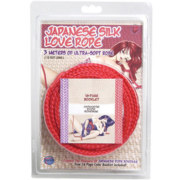 Topco Japanese Silk Love Rope, красный, Веревка для фиксации, 5 м