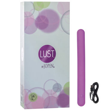 Jopen Lust L4, фиолетовый, Тонкий классический вибромассажер