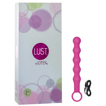 Jopen Lust L4,5, розовый, Гибкая перезаряжаемая анальная цепочка