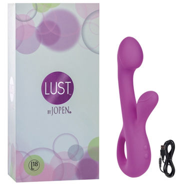 Jopen Lust L18, фиолетовый, Многофункциональный вибратор с держателем