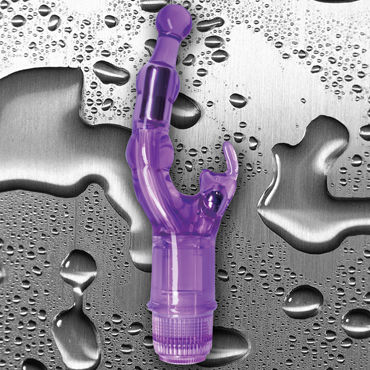 NS Novelties Jubilee, фиолетовый - Вибромассажер со стимулятором клитора - купить в секс шопе