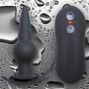 NS Novelties Tinglers Plug II, черный - Анальная пробка с вибрацией - купить в секс шопе