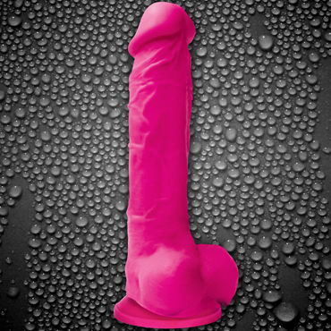 NS Novelties Colours, розовый - Фаллоимитатор-реалистик на присоске, 20,3 см - купить в секс шопе