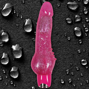 NS Novelties Starlight Gems Aries, розовый - Мультискоростной вибратор-реалистик - купить в секс шопе
