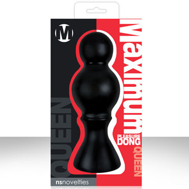 NS Novelties Maximum Pleasure Dong, черный, Анальная пробка в виде шахматной королевы