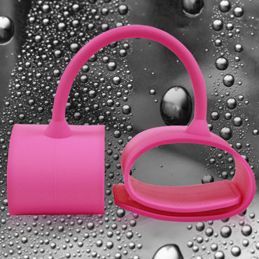 NS Novelties Silicone Submissions Wrist Cuffs, розовый - Мягкие силиконовые наручники - купить в секс шопе