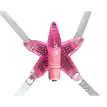 Doc Johnson Lil Starfish, розовый - Клиторальный стимулятор в форме звезды - купить в секс шопе