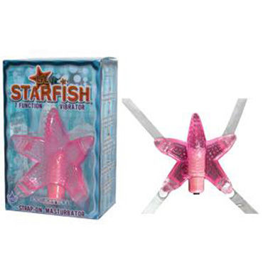 Doc Johnson Lil Starfish, розовый, Клиторальный стимулятор в форме звезды