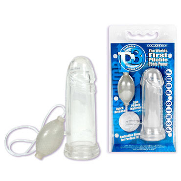 Doc Johnson P3 Penis Pump, прозрачный — фото 2