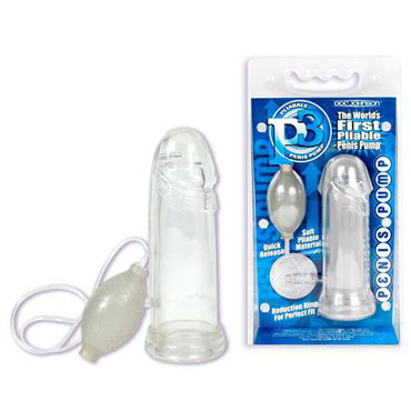 Doc Johnson P3 Penis Pump, прозрачный — фото 1