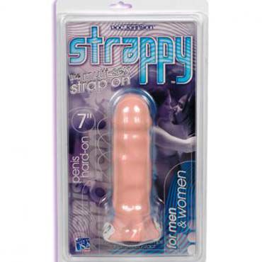 Doc Johnson Strappy Cock Extansions 17,5 см - Полый фаллопротез - купить в секс шопе