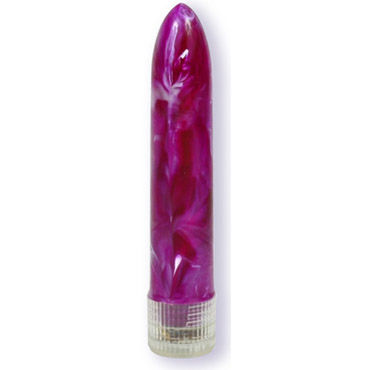 Doc Johnson Vivid Swirl Marble Vibe, фиолетовый — фото 2