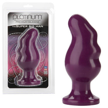 Doc Johnson Platinum The Super Big Man, фиолетовый, Анальная втулка большого размера