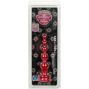 Doc Johnson Radiant Gems Anal Tool, красный — фото 3