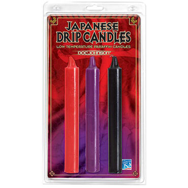 Doc Johnson Japanese Drip Candles - Свечи для эротических игр - купить в секс шопе