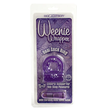 Doc Johnson Weenie Wrapper - Эрекционное кольцо с вибрацией - купить в секс шопе