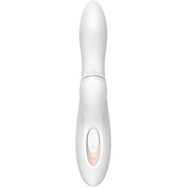 Satisfyer Pro G-Spot Rabbit, белый, Вибромассажер с вакуум-волновой стимуляцией клитора и другие товары Satisfyer с фото
