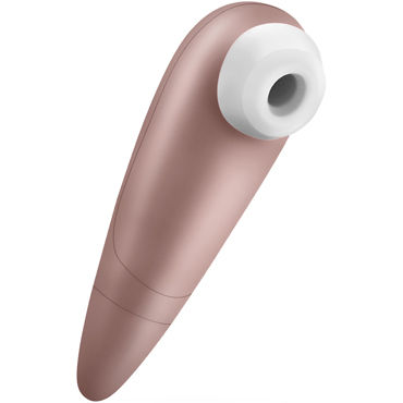 Satisfyer Number One, золотисто-розовый - Вакуум-волновой бесконтактный стимулятор клитора - купить в секс шопе