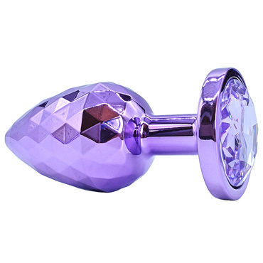 Kanikule Рельефная анальная пробка Small, фиолетовая