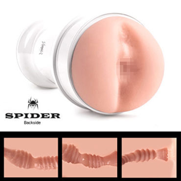 Spider Backside Hands Free, черный - Мастурбатор-попка с креплением - купить в секс шопе