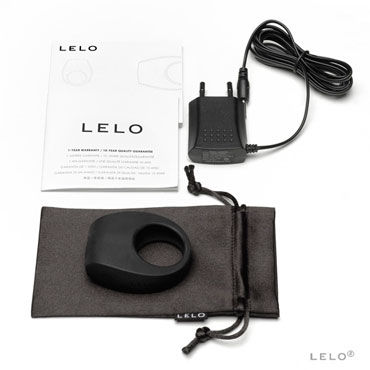 Lelo Tor, черный, Эрекционное кольцо с вибрацией и другие товары Lelo с фото